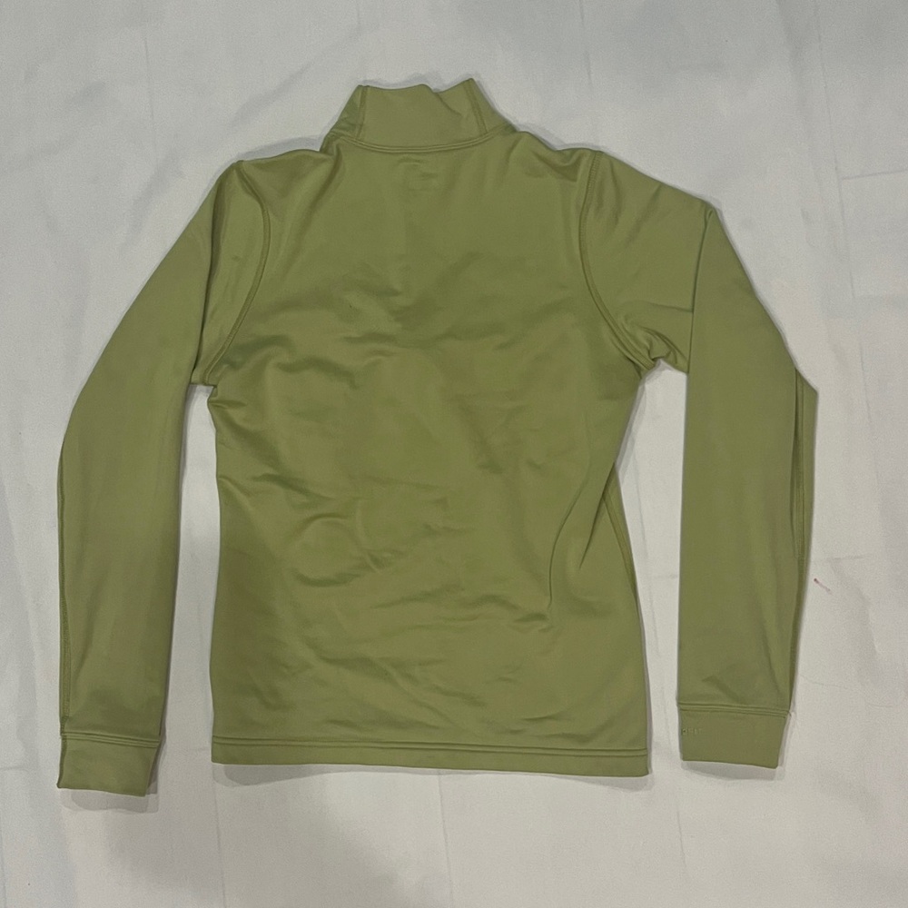 Nike Olive Quarter-Zip Performance Pullover - image 3